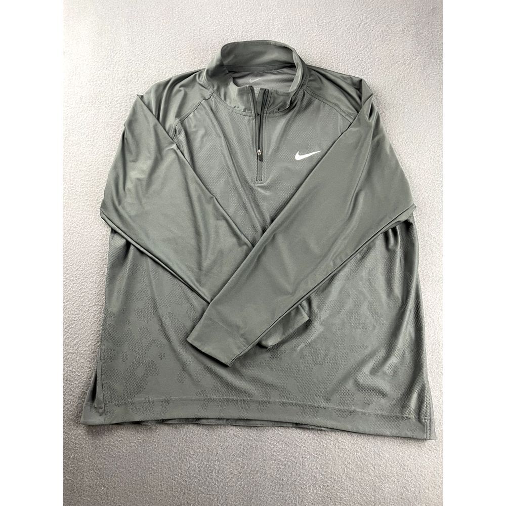 Nike ADV Tour 1/2-Zip Mens 2XL Golf Gray Camo Print Cleveland Cavs DR5281-060